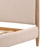 Dovetail Furniture Nexis Cream/Natural King Upholstered Panel Bed-4