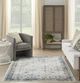 Nourison Home™ Astra Machine Washable Ivory Blue 5'x7' Area Rug-4