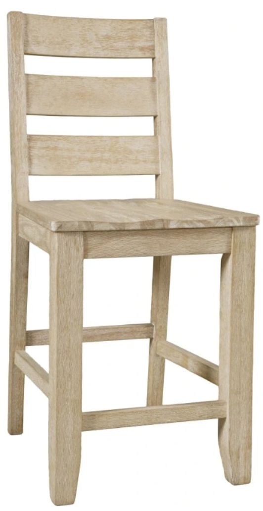 Jofran Inc. Sierrafina Almond Rung Back Counter Stool-0