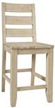 Jofran Inc. Sierrafina Almond Rung Back Counter Stool-0