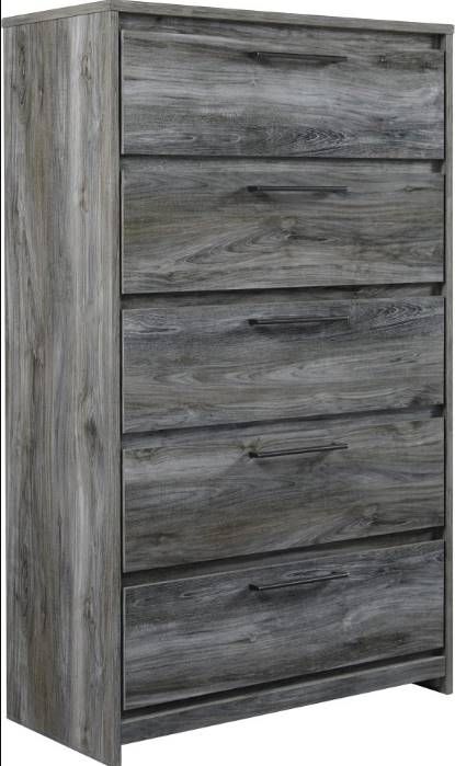 Signature Design by Ashley® Baystorm 4-Piece Gray Queen Panel Storage Bed Set-3