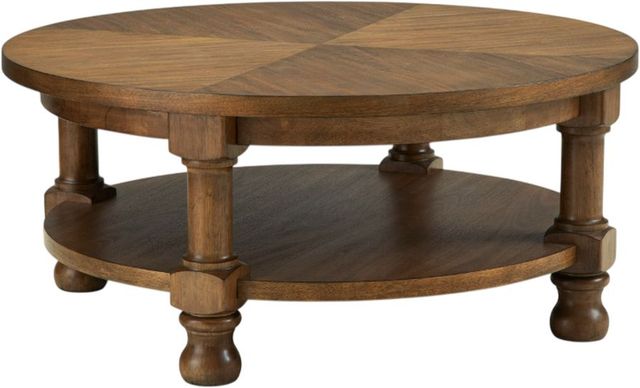 Signature Design by Ashley® Chadworth Medium Brown Round Cocktail Table-0