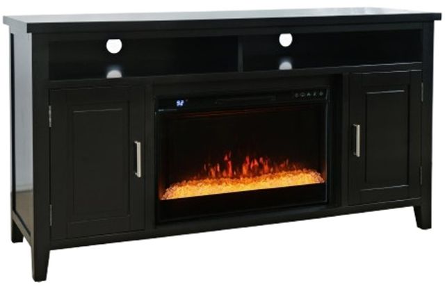 Jofran Inc. Urban Icon Black Electric Fireplace Media Console-0