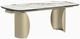 ACME Furniture Cora White Dining Table with Golden Champagne Base-4