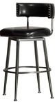 HH2 Home Kinsella Black Swivel Couter Height Stool-0
