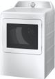 GE Profile™ 7.4 Cu. Ft. White Front Load Natural Gas Dryer -1