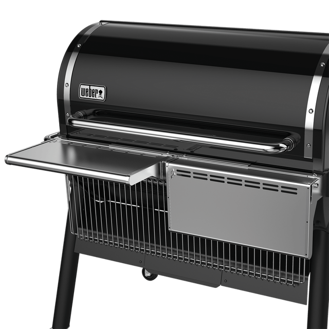 Weber® Stainless Steel Folding Front Shelf-1
