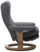 Stressless® by Ekornes® Customizable Wing Medium Power Recliner with Classic Base-2
