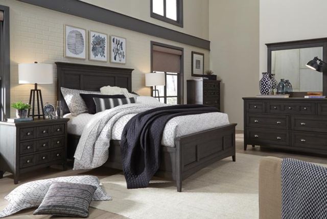 Magnussen Home® Westley Falls Graphite Queen Storage Panel Bed-1