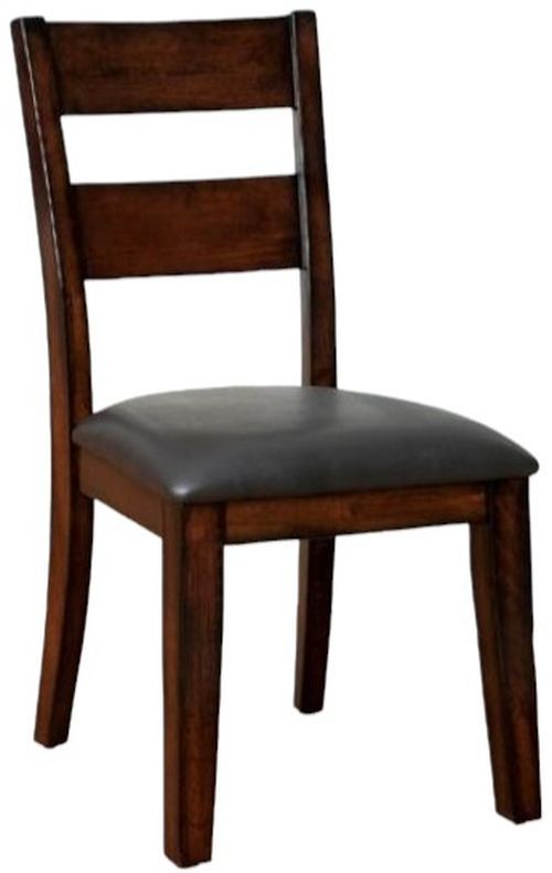 Furniture of America® Dickinson 2-Piece Dark Cherry Dining Side Chair Set-0