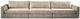 American Leather® Customizable Siena Fabric Sofa-2
