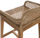Dovetail Furniture Audra 2-Piece Natural Rattan/Teak Outdoor Barstool Set-5