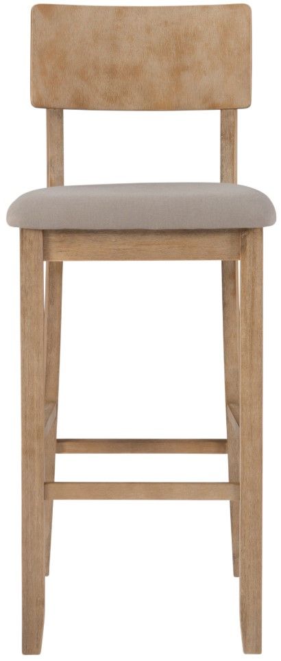 Linon Jordan Gray Wash Bar Stool-3