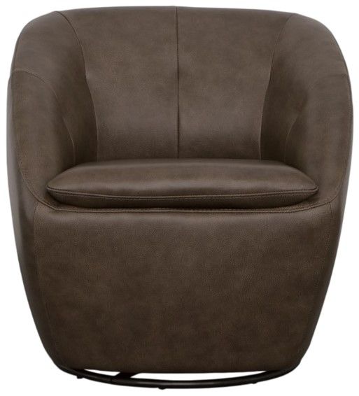 Flexsteel® Wade Milk Chocolate Swivel Chair-2