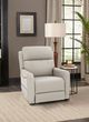 BarcaLounger® Longview Rainer Dove Leather Power Lift Recliner-2