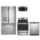 GE® 4 Piece Stainless Steel Kitchen Package-0
