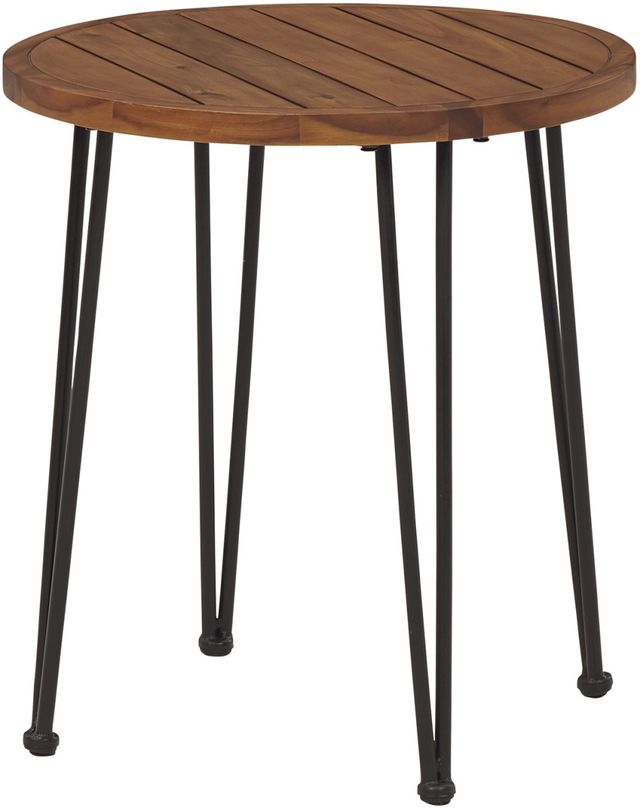 Signature Design by Ashley® Coral Sand 3-Piece Light Brown/Black Outdoor Conversation Set-3