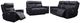 Mazin Furniture Chadwick Black Power Rocker Recliner with Power Headrest-1