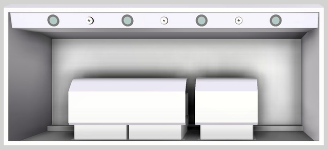 Vent-A-Hood® 60" White Wall Hood-2