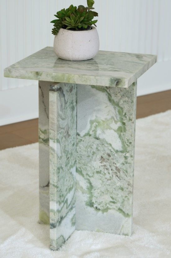 Signature Design by Ashley® Deaconwell Green/White Accent Table-3