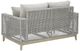 Signature Design by Ashley® Seton Creek Gray Aluminum/Resin Outdoor Loveseat with Cushion-3