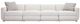 TOV Furniture Perry Cream 124" Sofa-3