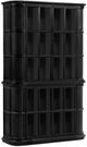 Classic Home Carson Loft Black Display Cabinet-0
