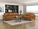 Homelegance® Hector Brown Loveseat-1