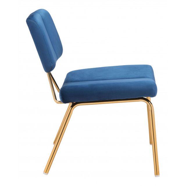 Zuo® Modern Nicole Blue Dining Chair-1