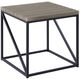 Coaster® Birdie 3-Piece Sonoma Gray Occasional Table with Black Base Set-4