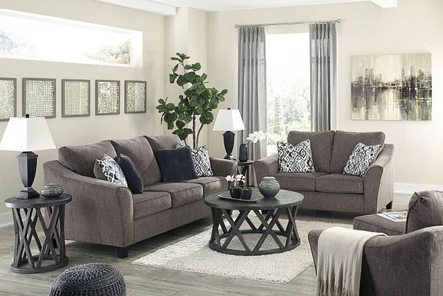 Signature Design by Ashley® Nemoli Slate Loveseat-4