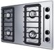 Summit® 30" Chrome Gas Cooktop-1