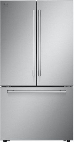 LG Studio 36 in. 26.5 Cu. Ft. PrintProof™ Stainless Steel Counter Depth French Door Refrigerator