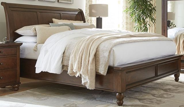 aspenhome® Cambridge Classic Cherry California King Sleigh Bed-0