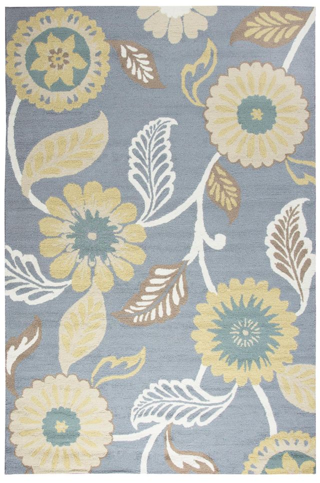 Rizzy Home Azzura Hill Gray 7'6" x 9'6" Rug-0
