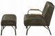 ACME Furniture Sarahi 2-Piece Distress Espresso Leather Chair and Ottoman Set-3