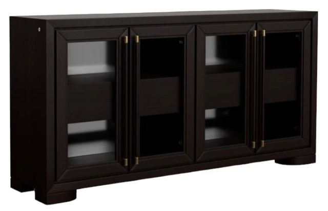 Riverside Furniture Lydia Dark Cabernet Display Sideboard-0