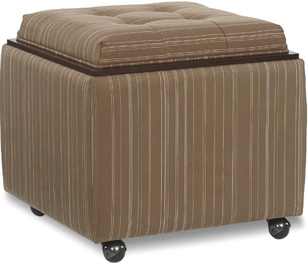 La-Z-Boy® Customizable Leo Storage Ottoman-1