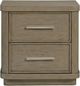 Riverside Furniture Pasadena Casual Taupe 2-Drawer Nightstand-1
