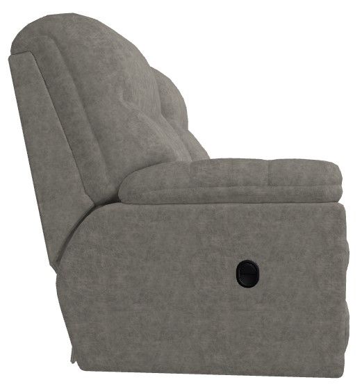 La-Z-Boy® Morrison Charcoal Manual Reclining Loveseat with Console-2
