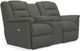 La-Z-Boy® Murray Charcoal Power Reclining Loveseat with Console-1