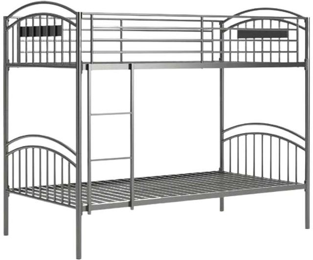 Signature Design by Ashley® Lanceburg Gray Youth Twin/Twin Bunk Bed with Ladder-1