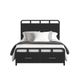 Elements International Ridgemont Black 3pc King Storage Bedroom-1