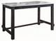 ACME Furniture Yelena White Counter Height Table with Weathered Espresso Base-0