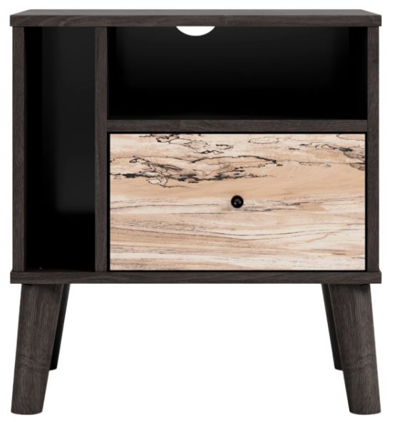 Signature Design by Ashley® Piperton Brown/Charcoal Nightstand-2