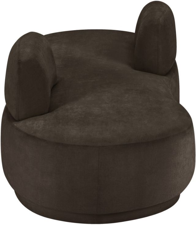 Meridian Furniture Argyle Brown Chenille Fabric Chaise-2