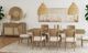 A-America® Barbossa Beige/Dark Caramel Upholstered Dining Side Chair-1