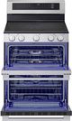 LG 30" Stainless Steel Smart Freestanding Double Oven Electric Range with Air Fry & Air Sous Vide-1
