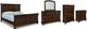 Millennium® by Ashley Porter 5-Piece Rustic Brown Queen Panel Bed Set-0