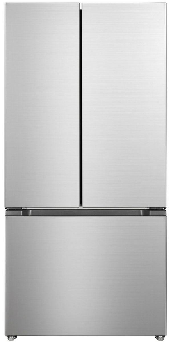 Verona® 33" 16.5 Cu. Ft. Stainless Steel Counter Depth French Door Refrigerator-0